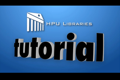 Library Tutorial