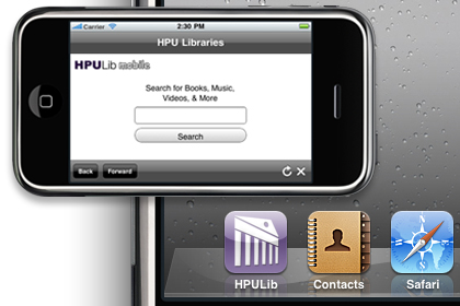High Point University Libraries: iOS App